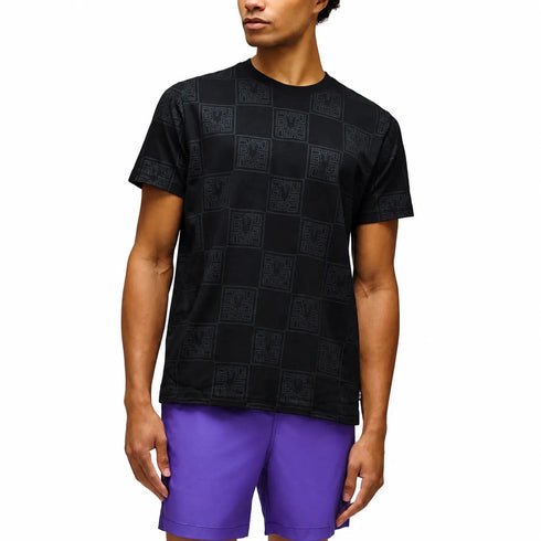CAMISETA NEGRA GIO AOP PSYCHO BUNNY
