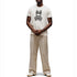 CAMISETA BLANCA ESTAMPADA ELIJAH PSYCHO BUNNY