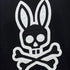 CAMISETA NEGRA ESTAMPADA ELIJAH PSYCHO BUNNY