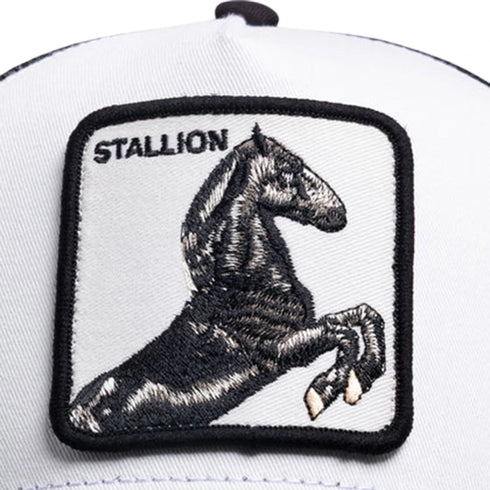 GORRA BLANCA STALLION TRUCKER GOORIN BROS