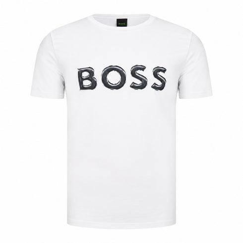 CAMISETA BLANCA T SHIRT BOSS