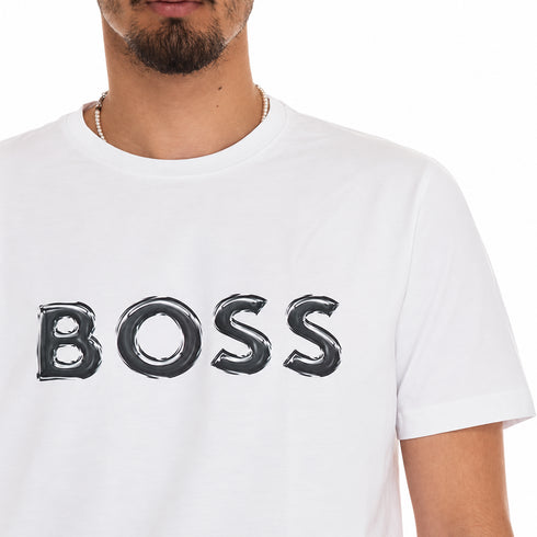 CAMISETA BLANCA T SHIRT BOSS
