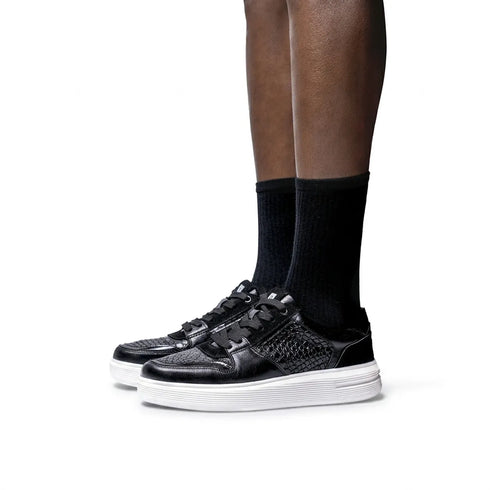 TENIS NEGRO-BLANCO PRIME ARTEZANO