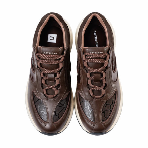 TENIS CAFE BLACK LABEL ARTEZANO