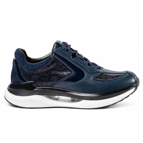 TENIS AZUL BLACK LABEL ARTEZANO