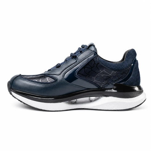 TENIS AZUL BLACK LABEL ARTEZANO