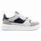 TENIS BLANCO HUESO-AZUL BREEZE ARTEZANO