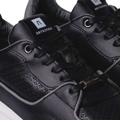 TENIS NEGRO-BLANCO BREEZE ARTEZANO