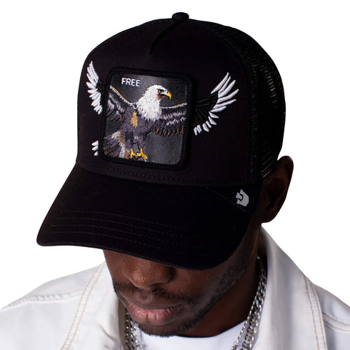 GORRA NEGRA WINGS FREE GOORIN BROS