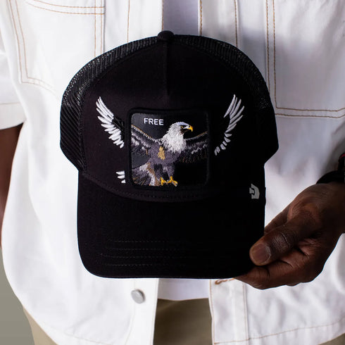 GORRA NEGRA WINGS FREE GOORIN BROS