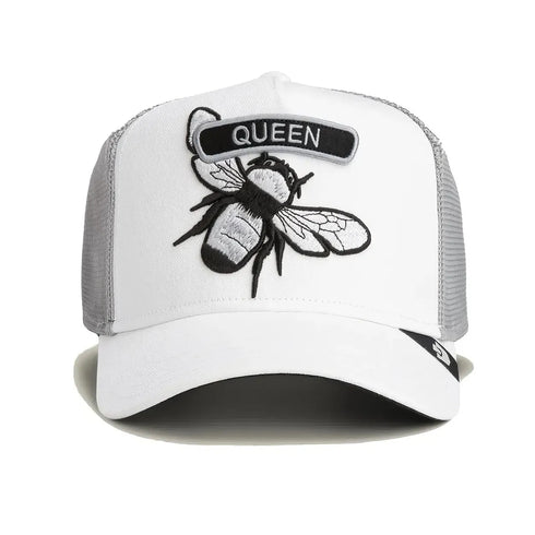 GORRA BLANCA CLASSIC ROCKER QUEEN GOORIN BROS
