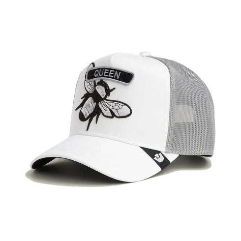 GORRA BLANCA CLASSIC ROCKER QUEEN GOORIN BROS