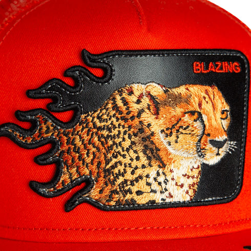 GORRA NARANJA BLAZING FLAMES GOORIN BROS