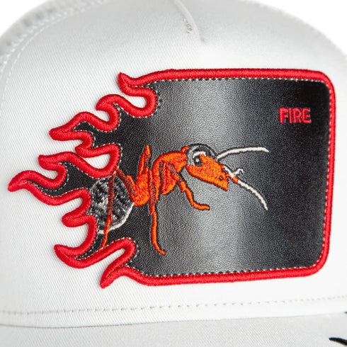 GORRA BLANCA FIRE FLAMES GOORIN BROS
