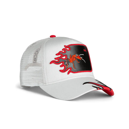 GORRA BLANCA FIRE FLAMES GOORIN BROS