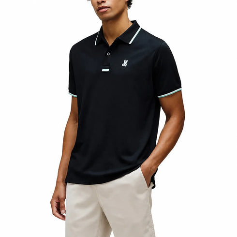 POLO NEGRO PERFORMANCE NIKOLAI PSYCHO BUNNY