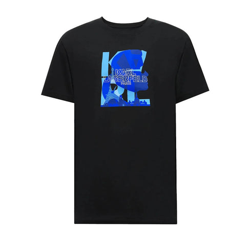 CAMISETA NEFRA BLUE LOGO KARL LAGERFELD
