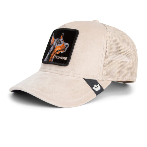 GORRA BEIGE VELOUR DOBERMAN GOORIN BROS