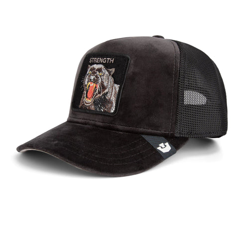 GORRA NEGRA VELOUR PANTHER GOORIN BROS