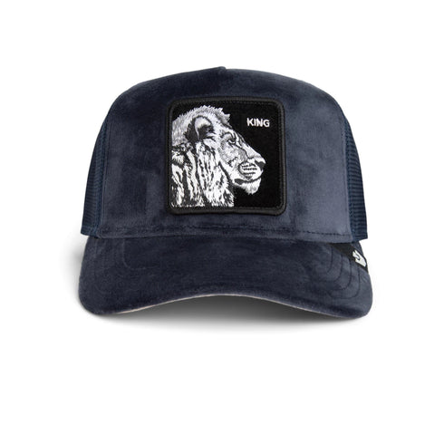 GORRA AZUL VELOUR LION GOORIN BROS