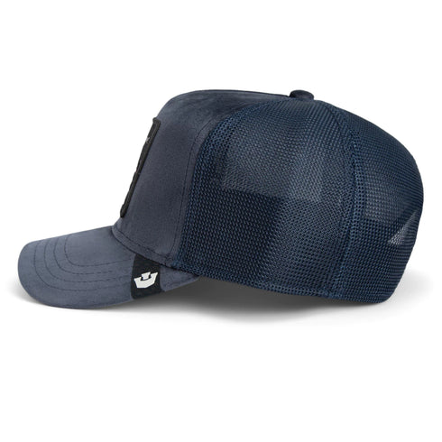 GORRA AZUL VELOUR LION GOORIN BROS