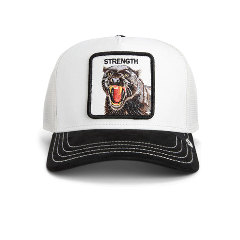 GORRA BLANCA SUEDE PANTHER GOORIN BROS