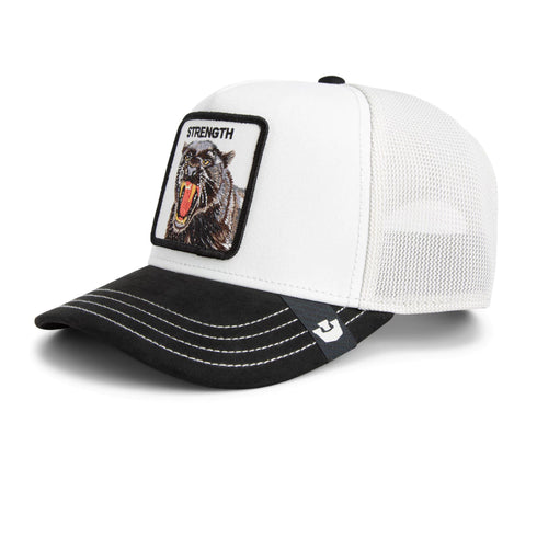 GORRA BLANCA SUEDE PANTHER GOORIN BROS