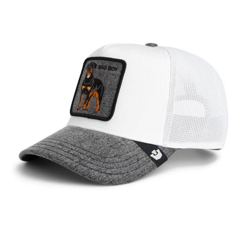 GORRA BLANCA DENIM BAD BOY