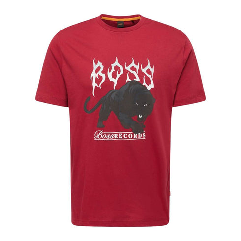 CAMISETA ROJA TEE PANTERA BOSS