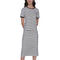 VESTIDO BLANCO SLEEVE STRIPED KARL LAGERFELD