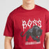 CAMISETA ROJA TEE PANTERA BOSS