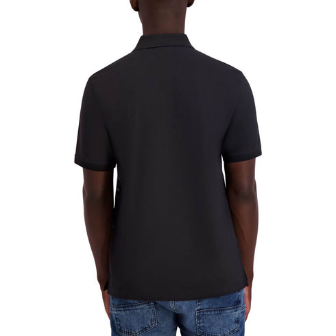 POLO NEGRO ALLOVR KARL LAGERFELD