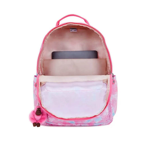 MOCHILA ROSADA SEOUL KIPLING