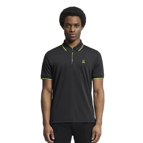 POLO NEGRO INTERLOCK PSYCHO BUNNY