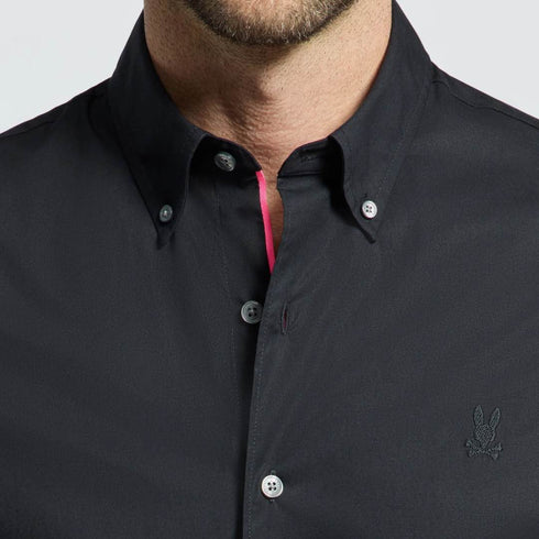 CAMISA NEGRA GABRIEL PSYCHO BUNNY