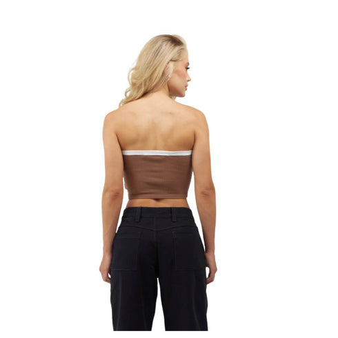 CROP TOP CREMA FELICITA CLEMONT