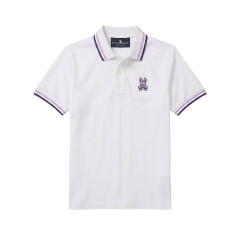 POLO BLANCO THOMAS PSYCHO BUNNY KIDS