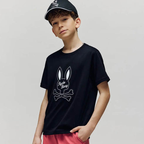 CAMISETA NEGRA DERECK PSYCHO BUNNY KIDS