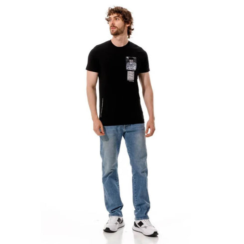 CAMISETA NEGRA LE FRANCOIS GIRBAUD