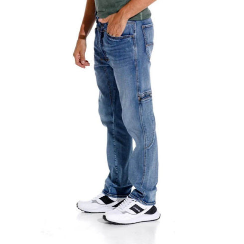 JEAN AZUL PEDAL PUSHER GIRBAUD