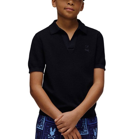 POLO NEGRO JOHNNY PSYCHO BUNNY KIDS