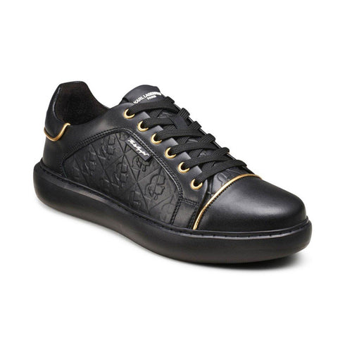 TENIS NEGROS WITH SIDE DEBO KARL LAGERFELD