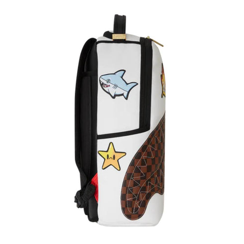 MOCHILA BLANCA PARIS PATCH SPRAYGROUND