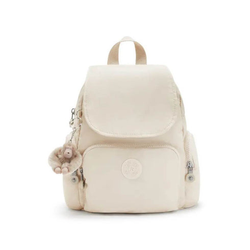 MOCHILA BEIGE CITY ZIP MINI KIPLING