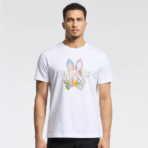 CAMISETA BLANCA MILOS PSYCHO BUNNY
