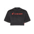CROP TOP NEGRO CAOS CLEMONT