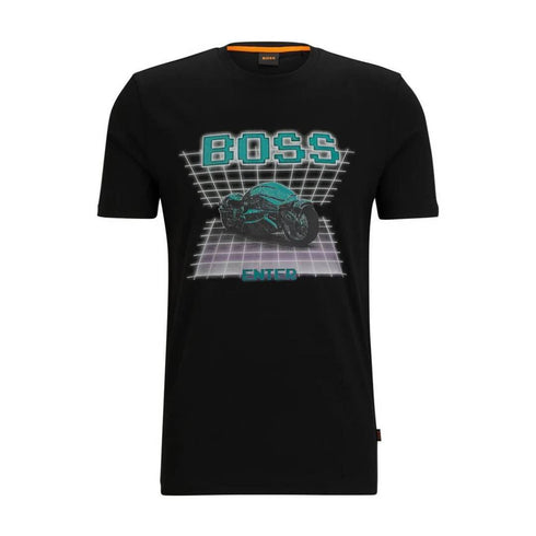 CAMISETA NEGRA TEE ENTER BOSS