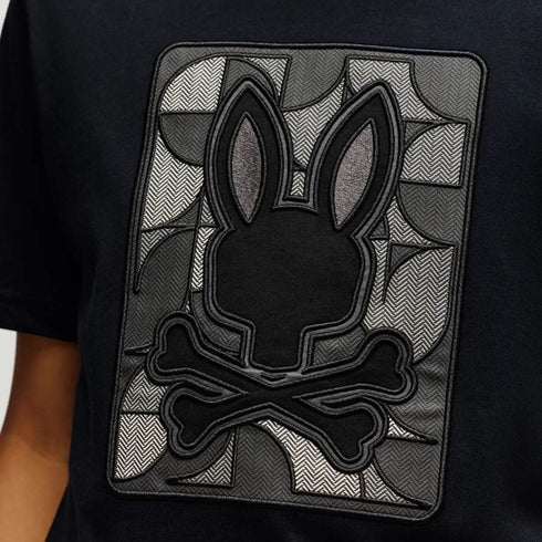 CAMISETA NEGRA MARLO PSYCHO BUNNY KIDS