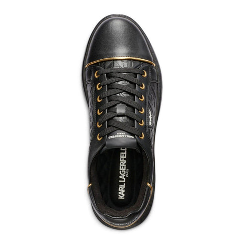 TENIS NEGROS WITH SIDE DEBO KARL LAGERFELD