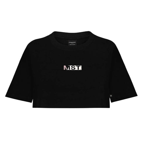 CROP TOP NEGRO NASHI MONASTERY